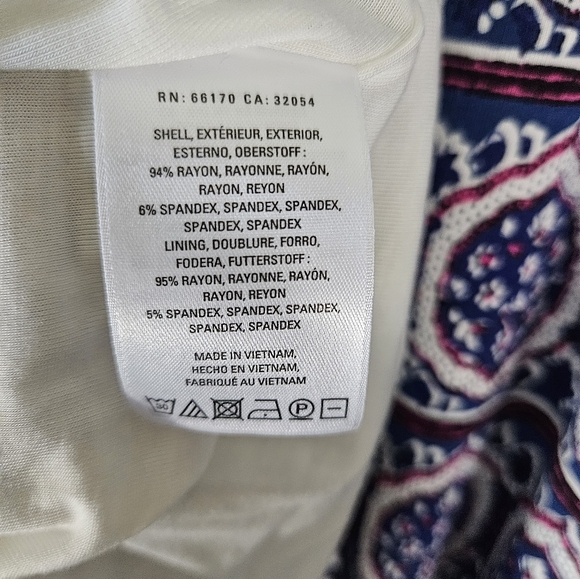 Moulinette Soeurs Ruched Column Dress Size XL Blue Medallion Motif Anthropologie - Picture 7 of 10